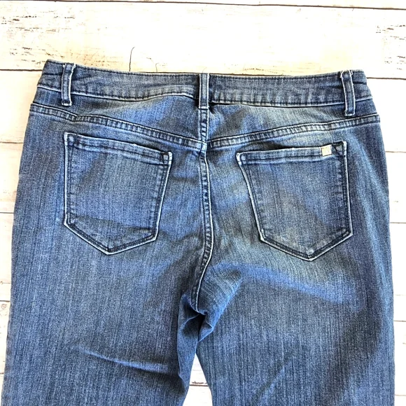 Simply Vera by Vera Wang Skinny Denim Jeans Distressed Stretchy Size 10 Regular - Picture 7 of 9